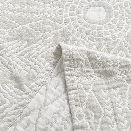jinchan 100% Cotton Muslin Blanket Twin Boho Throw Blanket 50x60 Light Gray - color: A. Boho Light Grey, size: 50"x60"
