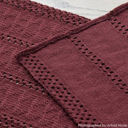 Artoid Mode Red Woven Farmhouse Hollow Table Runner 12x36 Inch - color: Red, size: 12" x 36", Table Runner