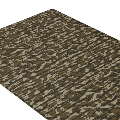 Feelyou Camouflage Camo Military Rugs Kitchen 32x29 32x47 - color: Army Green