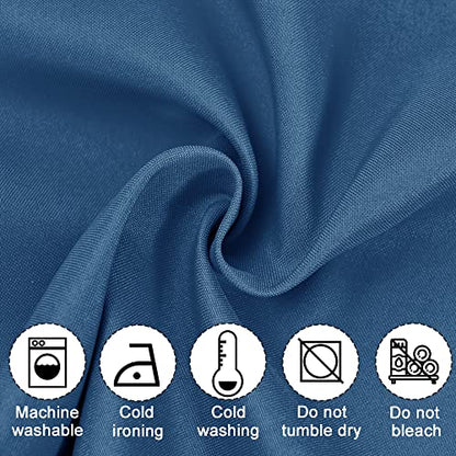 JIUZHEN Royal Blue Valance Curtains for Window 1 Panel, 36 x 16 Inches - color: Royal Blue, size: 36"W x 16"L (Pack of 1)