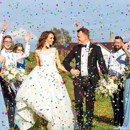 MARFOREVER Multicolor Sparkle Foil Confetti Glitter Round Confetti - style: Multicolor