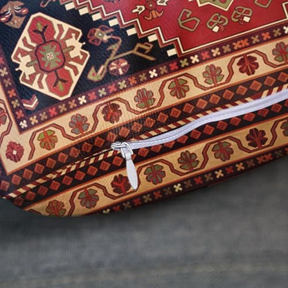 Britimes Throw Pillow Covers Set of 2, 18 x 18 Inch, Red Aztec - color: Ethnic Tribal 15, size: 18" x 18" (Pack of 2)