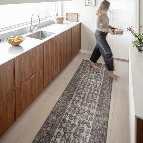Humble Cypress 2’6" x 10’ Ivory Cream Runner Rug - Persian-inspired design - size: 2'6" x 10' (Rectangular)