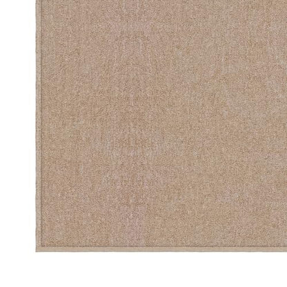 Ottomanson Door Mat Indoor Entryway Runner Rug – Non-Slip Durable Low-Pile Runner with Stain-Resistant Surface, 20" x 59", Beige - color: Beige