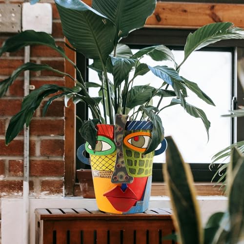 Midogaigai Abstract Face Planter Pots for Indoor Plants&Flowers Home Decor - style: Modern