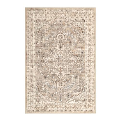 Pauwer Area Rug 2x3, Small Non Slip Washable Entryway Rugs, Beige Brown - color: Beige Brown, size: 2' x 3' (Rectangular)