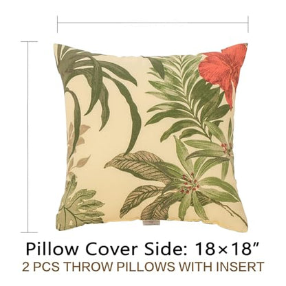 JMGBird Yellow Outdoor Pillows Waterproof Outdoor Pillow Covers - color: Grass