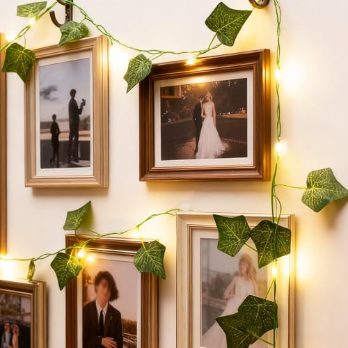 Vine Fairy Lights, 33FT 100 LED Vines String Lights, 8 Modes, 1 Pack - color: IVY, size: 33 ft-100 LED-1 pack