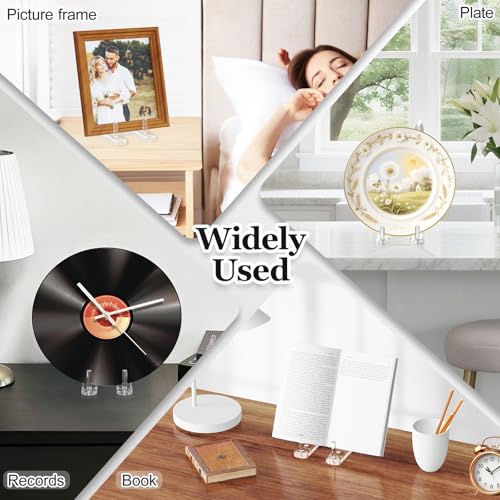Plate Stands for Display, 2-Pack Clear Acrylic Display Easel - color: 2-Pack
