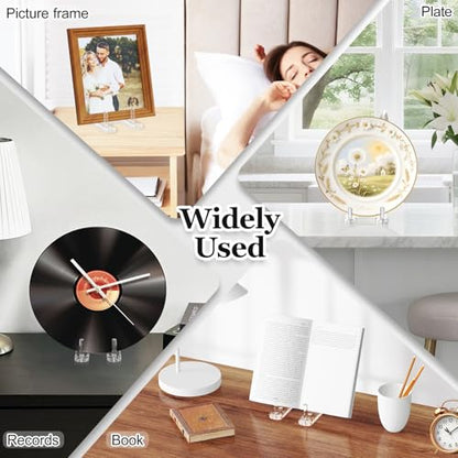 Plate Stands for Display, 2-Pack Clear Acrylic Display Easel - color: 2-Pack