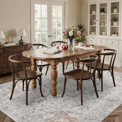 BESBLEE 8x10 Area Rug for Living Room,Washable Non Slip, Light Taupe Brown - color: Light Taupe Brown, size: 8' x 10' (Rectangular)