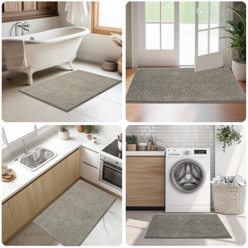 Area Rug 48" x 72", Kitchen Rug, Runner Rug (Roll Packing) - color: Beige, size: 48" X 72" (rectangular)