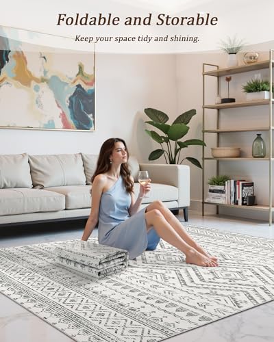 Miukiki 3x8 Washable Runner Rug Hallway Soft Non Slip Indoor Rug Grey - color: Grey, size: 3' x 8' (Runner)