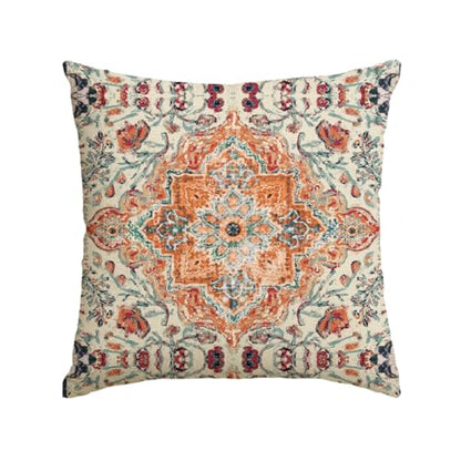 AVOIN colorlife Boho Aesthetic Throw Pillow Cover 18x18 Inch - size: 18" x 18" (Pack of 1)