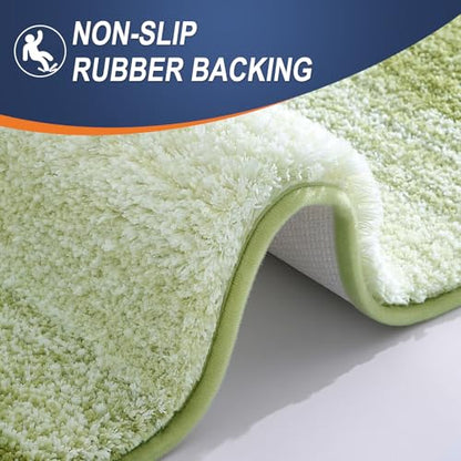 OLANLY Small Bathroom Rugs 24x16, Extra Soft Absorbent Microfiber Bath Rugs - color: Mustard Yellow, size: 24" X 16"