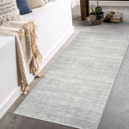 2x5 Runner Rug Non Slip, Washable Rug Runners for Hallways,Grey - color: Stripe-grey, size: 2' x 5' (Runner)