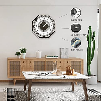 Large Wall Clocks for Living Room Decor Modern Analog Wall Clock - size: 20 inch