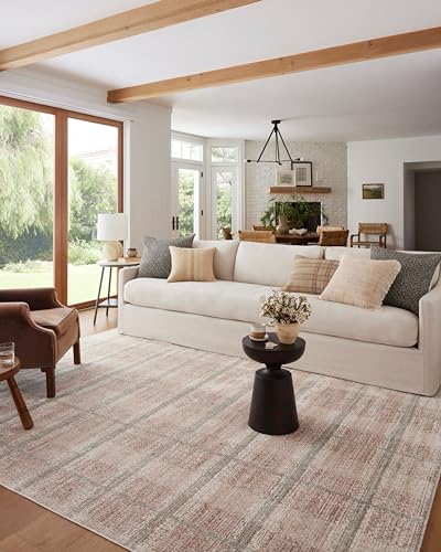 Loloi Angela Rose Ember Clay/Mist 2'-7" x 10'-0" Runner Rug - color: Clay / Mist, size: 2'7" x 10' (Rectangular)