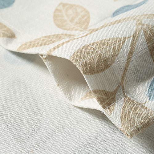 VOGOL Birds Print Curtain Valance, Rod Pocket, 52 x 18, 1 Panel, Beige - color: Birds, size: 52"W x 18"L (Pack of 1)