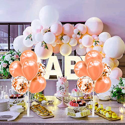 ZJDHPTY 4Set Rose Gold Balloon Stand Table Centerpieces Party Decor - color: Rosegold 4