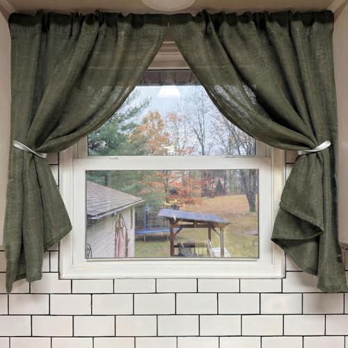 Chumia 2 Pcs Brushed Silver Metal Curtain Holdbacks Wall Mounted Tiebacks