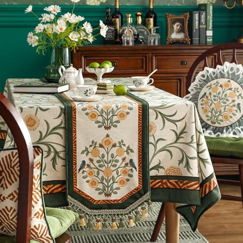 Patdrea Designer Elegant French Velvet Table Runner,12"X118"-Botticelli - color: Botticelli Velvet, size: 12"*118"
