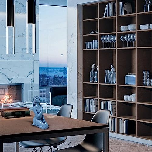 Reading Lady Statue, Decorative Female Figurine Thinker Aesthetic Sculpture, Bookshelf Desk Home Living Room Bedroom Modern Abstract Decor (Self Love) - style: Self Love