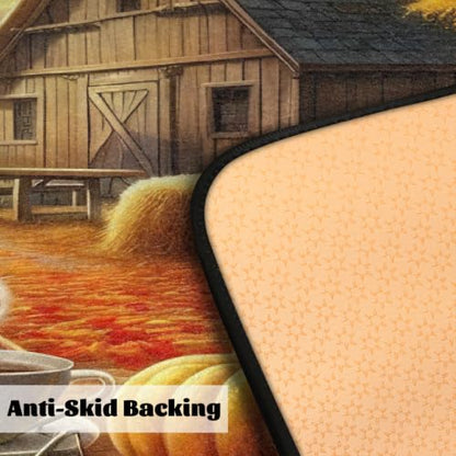 Autumn Kitchen Rug Non-Slip Indoor Carpet Absorbent Welcome Mat - color: B:b-16