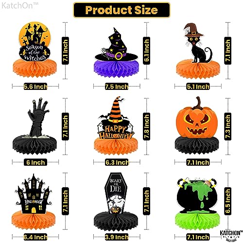 KatchOn Halloween Centerpieces for Tables, Pack of 9
