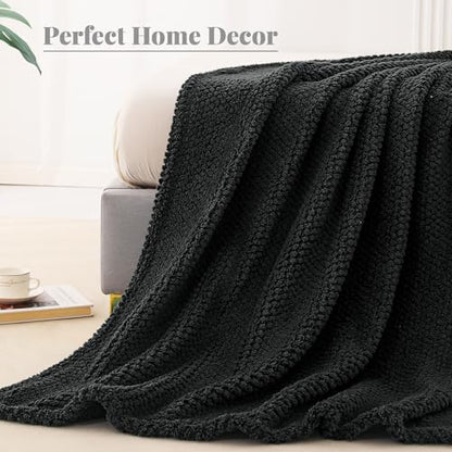 Whale Flotilla Soft Fleece Queen Size Bed Blanket, Black - color: Black, size: Queen(90x90 In)