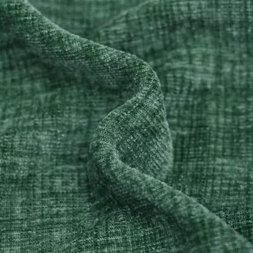 CaliTime Decorative Couch Throw Pillow Covers 16 X 16 Inches Dark Green - color: Dark Green, size: 16" x 16" (Pack of 2)