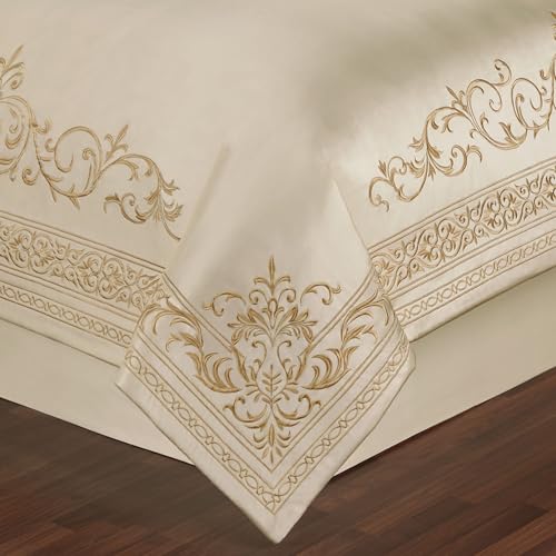 Touch of Class Versailles Luxury Comforter, Classic Pearl, King, 11 Pc Set - size: 11 Piece King Comforter Set