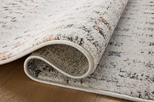 Loloi Kamala 그레이/멀티 1.8-17.8cm x 2.9m(6피트-7인치 x 9피트-6인치) 부분 러그