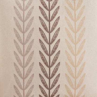 Farmhouse Leaves Lumbar Pillow Covers Set of 2, 12x20in Mixed Beige - color: Mixed Beige, size: 20" x 12" (Pack of 2)