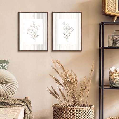 Neutral Wildflower Wall Art, 16X24 Inch - size: 16"Wx24"H