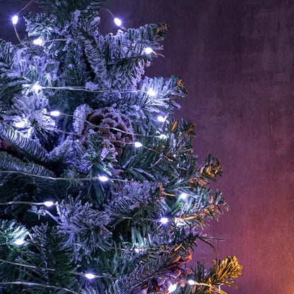 66FT 200LEDs Fairy Lights Plug in,Silver Wire,Cool White - color: Cool White, size: 66FT 200Leds