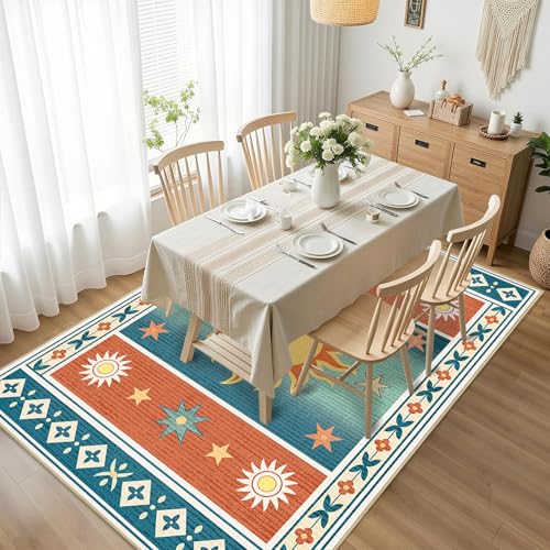 Sun Rug 3x5 for Bedroom Living Room Boho Southwestern Area Rug - color: Sun, size: 3' x 5' (Rectangular)