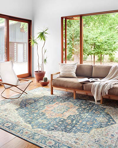 Loloi Skye Ocean/Multi 2'-3" x 3'-9" Accent Rug - color: Ocean / Multi, size: 2'3" x 3'9" (Rectangular)