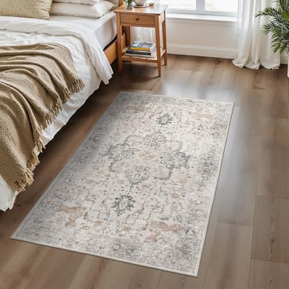 BESBLEE 3x5 Area Rug for Living Room,Washable Non Slip, Light Taupe Brown - color: Light Taupe Brown, size: 3' x 5' (Rectangular)