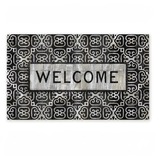 Stupell Industries Urban Farmhouse Welcome, 30 x 18 - color: Welcome Lettering Doormat