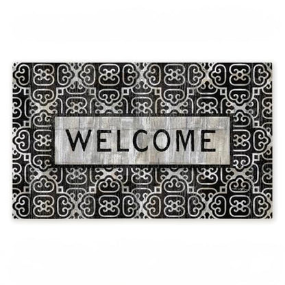 Stupell Industries Urban Farmhouse Welcome, 30 x 18 - color: Welcome Lettering Doormat