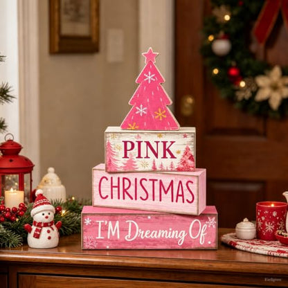 Christmas Decorations Indoor, Winter Pink Christmas Tree Home Decor - style: Pink Tree