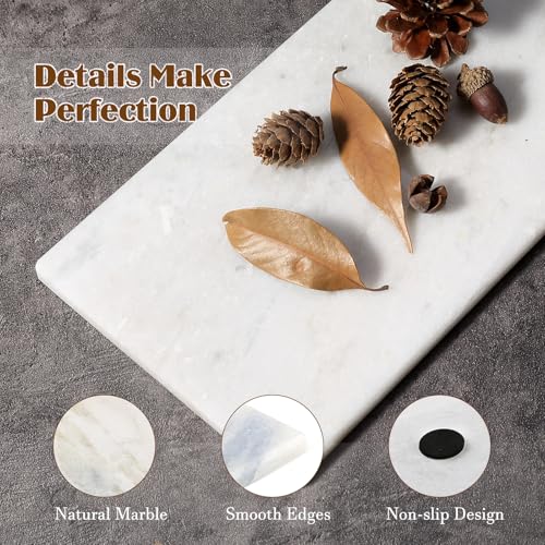 Natural Marble Decorative Tray, 12"x6" Namib Fantasy Stone Bathroom Trays - color: 12"x6"-namib Fantasy