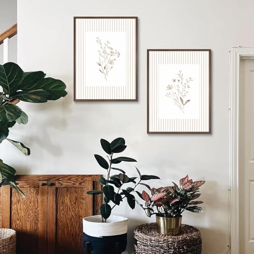 Neutral Wildflower Wall Art, 16X24 Inch - size: 16"Wx24"H