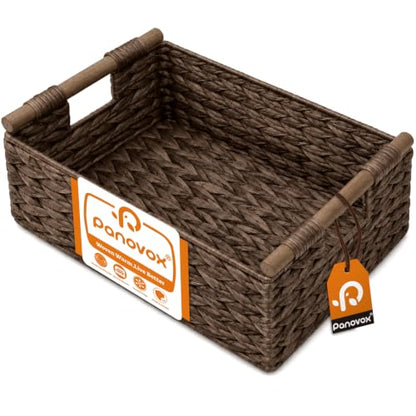 Wicker Basket, Large Basket for Gift Baskets Empty, 15.4x11x6.3in - color: Brown, size: Large