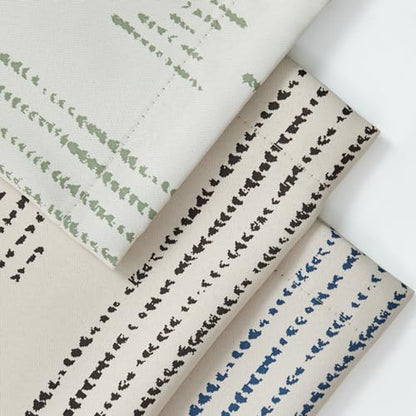 jinchan Striped Window Valance 16 Inch Modern Boho 1 Panel Green on Beige - color: Boho| Green on Beige, size: 52"W x 16"L (Pack of 1)