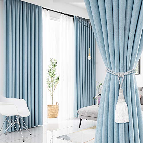 BEL AVENIR 2 Pack Curtain Tiebacks Tassel Drapery Tie-Backs Rope Holdbacks - color: White, size: 2 Pack