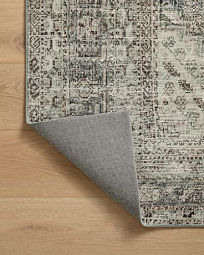 Loloi Magnolia Home Sinclair Natural/Sage 7'-6" x 9'-6" Area Rug - color: Natural / Sage, size: 7'6" x 9'6" (Rectangular)