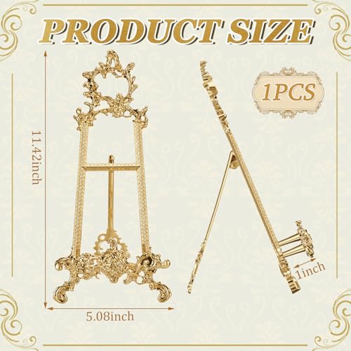 Novabright 11.5 Inch Ornate Metal Display Stand for Scrying Mirrors - size: 11.5 Inch, style: Vintage