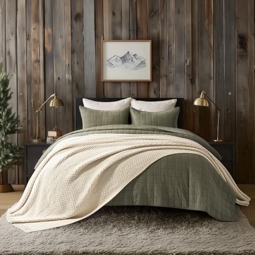 EVERGRACEHOME Chunky Chenille Knit Throw Blanket, 90 x 90, Beige - color: Beige, size: 90" X 90"